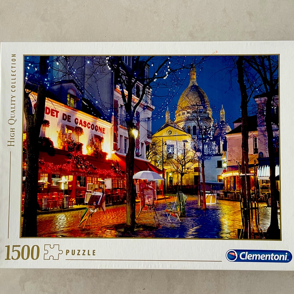 Paris 1500 puzzle Paris Monmartre, High Quality Collection Clementoni.